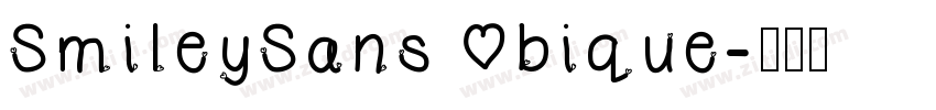 SmileySans Obique字体转换